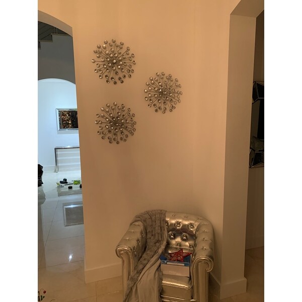 Top Product Reviews For Stratton Home Decor Silver Acrylic 16 Inch
