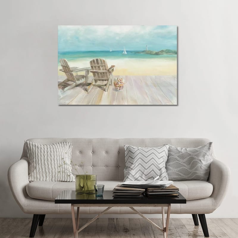 iCanvas "Seaside Morning No Window" by Danhui Nai Canvas Print - 32x48x1.5