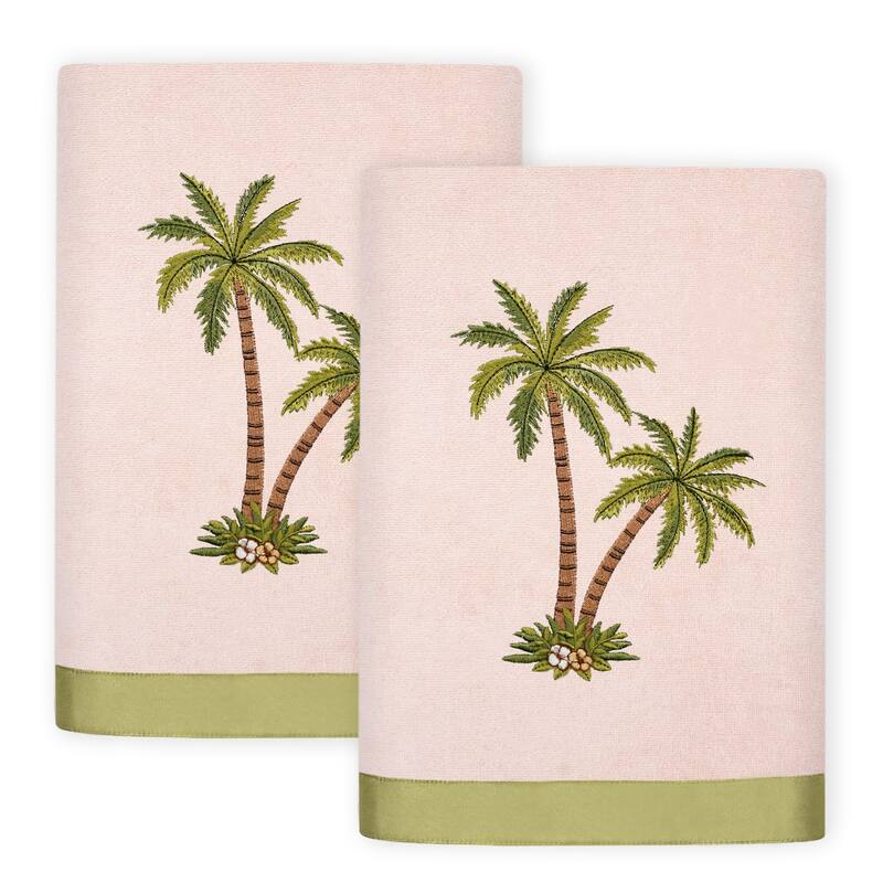 Authentic Hotel and Spa Turkish Cotton Palmera 2 PC Hand Towel Set