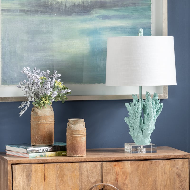 Coral Cove Resin Table Lamp