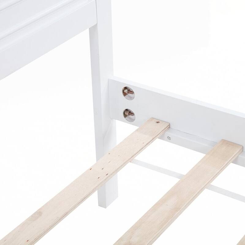 Pinewood Bed with Strengthened Bed Frame