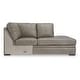 preview thumbnail 9 of 16, Signature Design by Ashley Amuleto Brown 2-Piece Sectional with Chaise - 124"W x 86"D x 40"H