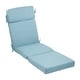 preview thumbnail 16 of 52, Arden Selections Oceantex Outdoor Chaise Lounge Cushion 72 x 21 21 W x 72 D in. - Sky Blue