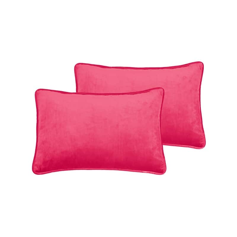 Sherry Kline Glendon Velvet Corded Edge pillow, zippered with Polyester Insert (Set of 2)