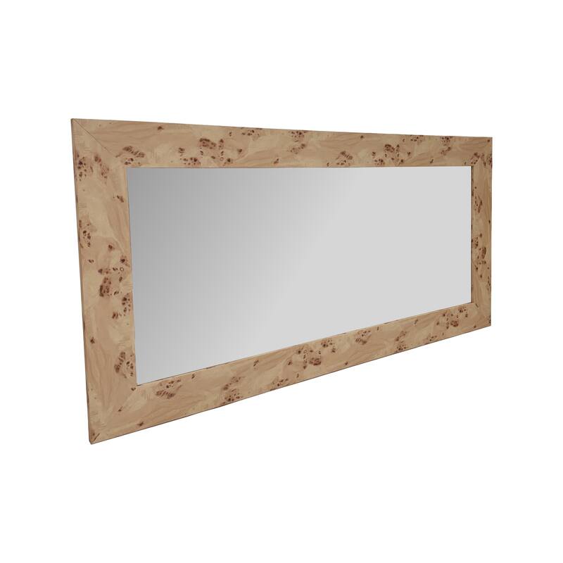 Burled Wall Mirror - 48H x 24W x 1D