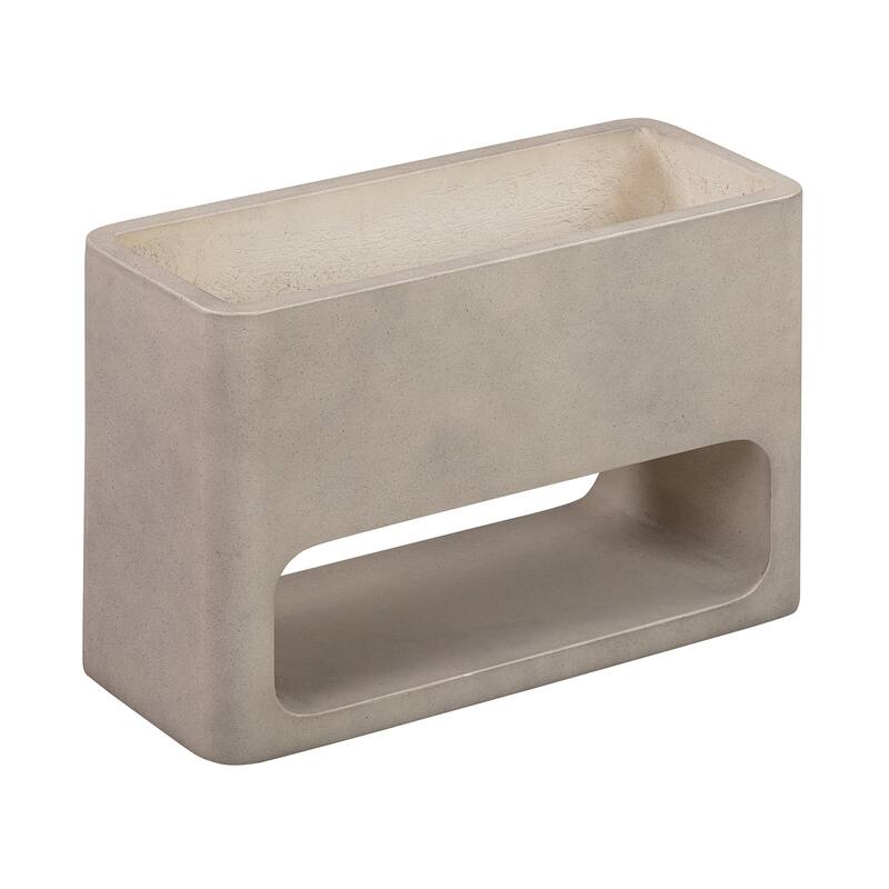 Sunstone Modern Indoor Outdoor Lightweight Concrete Planter
