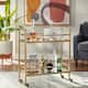 Simple Living Manhattan Bar Cart - Gold