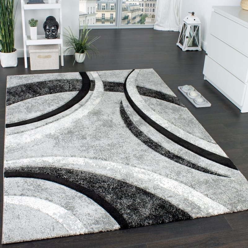 Modern Area Rug for Living Room Abstract Design