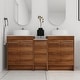 preview thumbnail 1 of 112, ARTCHIRLY 24/36/48/60 Inch Bathroom Vanity with Sink, Freestanding Bathroom Vanity with Soft Close Door and Shelf