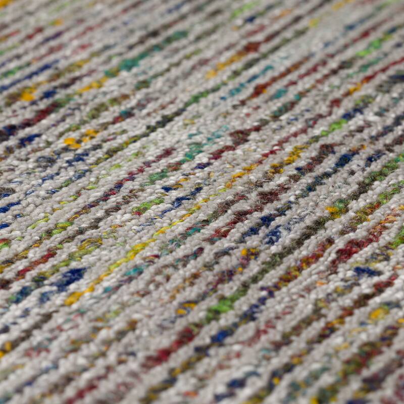 Addison Villager Textured Solid Wool and Viscose Area Rug