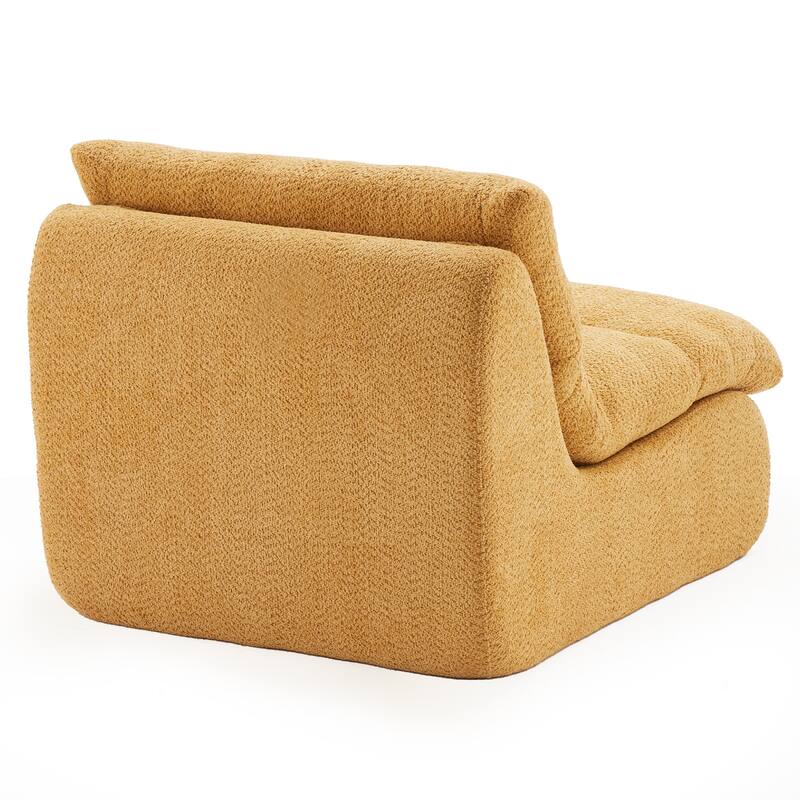 Upholstered Accent Sofa, Modern Armchair with Soft Cushioned Seat, Stylish Sofa for Living Room, Bedroom, or Office