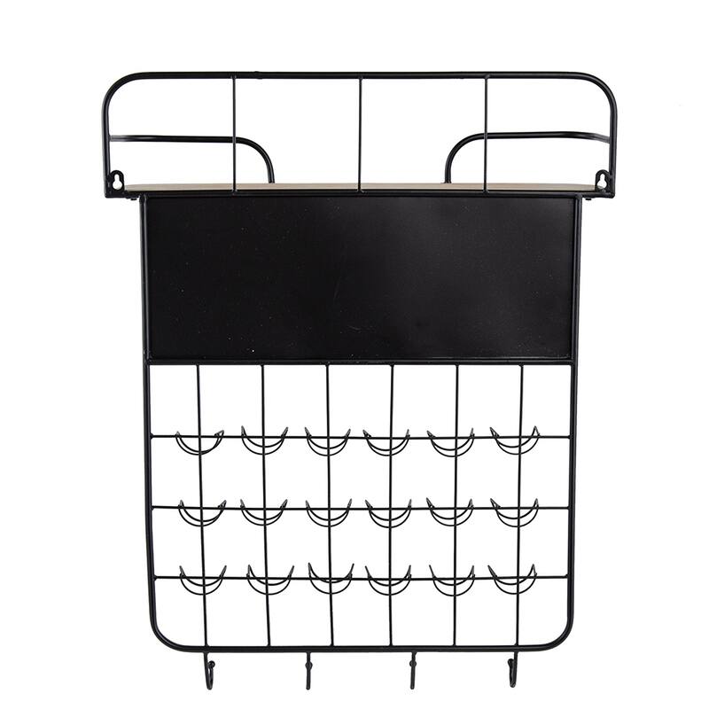 Floating Coffee Bar Shelf w/Coffee Pod Holder,Hooks and Storage Shelf