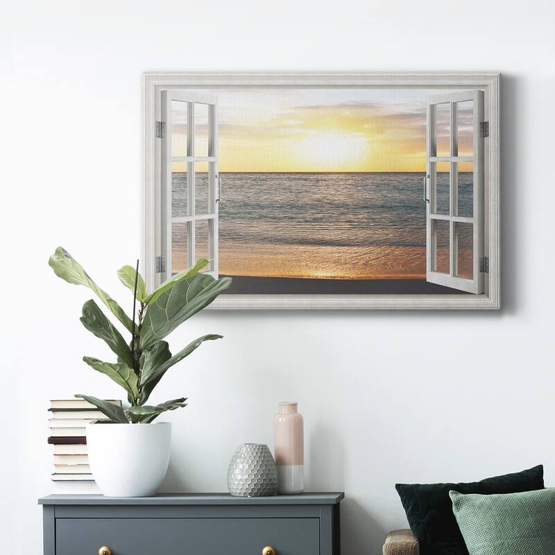 Sunset Reflection Premium Gallery Wrapped Canvas - Ready to Hang