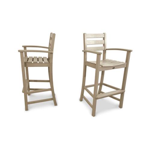 Trex Outdoor Furniture Monterey Bay 2-Piece Bar Chair Set