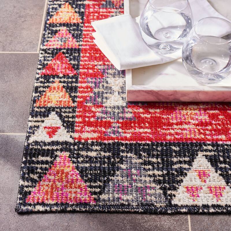 SAFAVIEH Montage Tiia Indoor/ Outdoor Waterproof Patio Backyard Rug