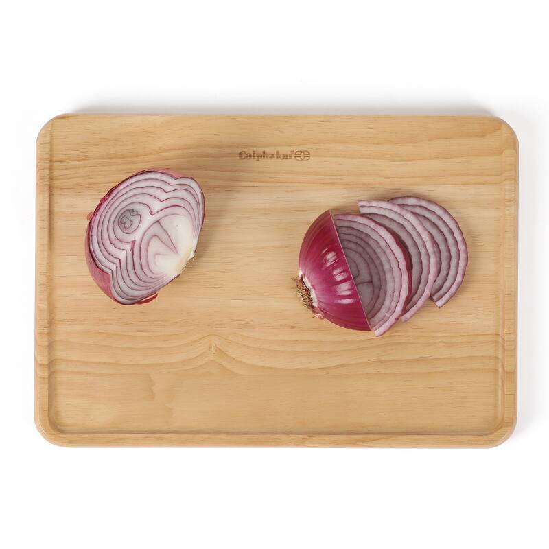 Calphalon Edge Guard 18 x 12, or 13.6 x 9.5 in Rubber Wood Cutting Board