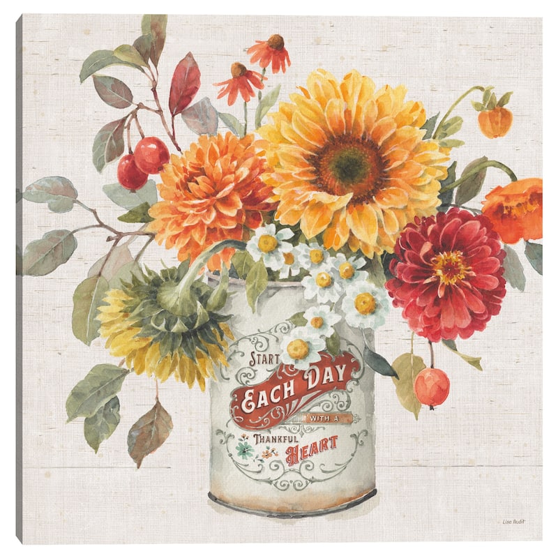 Autumn in Bloom III by Lisa Audit Canvas Art Print