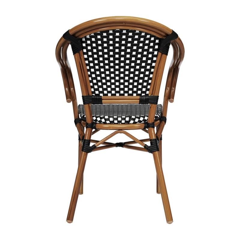 Stacking Bistro Chairs with Metal Frames