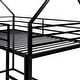 preview thumbnail 24 of 22, Kid's Friendly Style Twin over Twin House Bunk Bed with Built-in Ladder