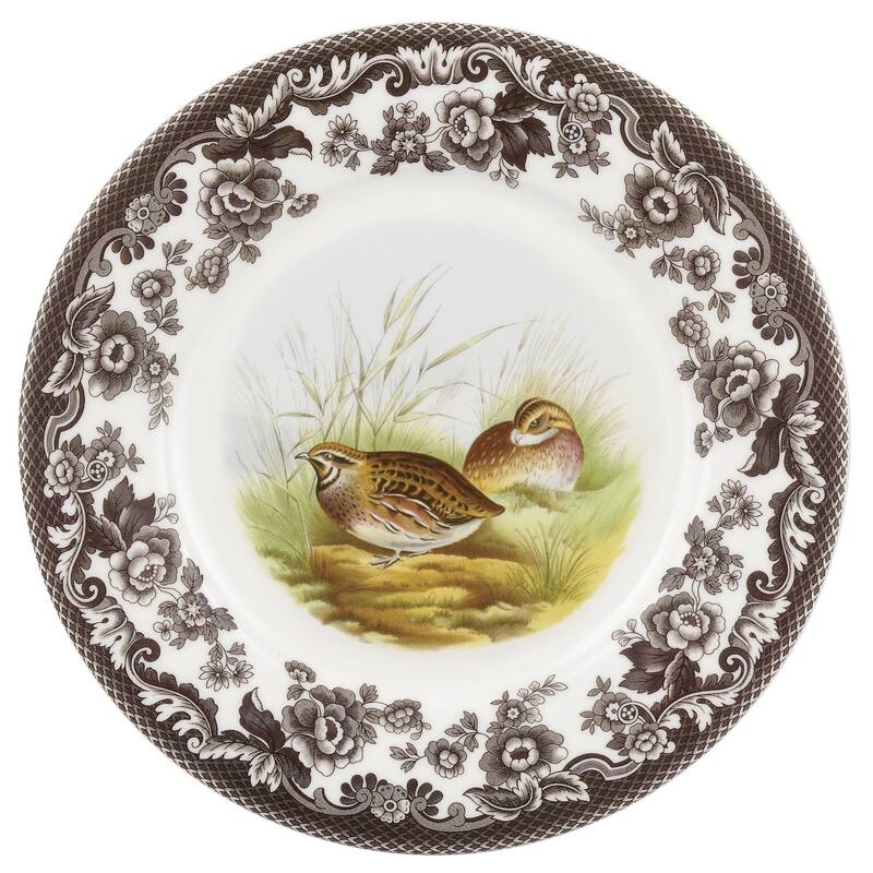 Spode Woodland Luncheon Duck Motif Plate