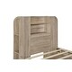 preview thumbnail 13 of 28, Twin Size Platform Bed Frame with LED Headboard, 2 Drawers, and 6 Storage Shelves, Solid & Silent Construction, Oak Finish