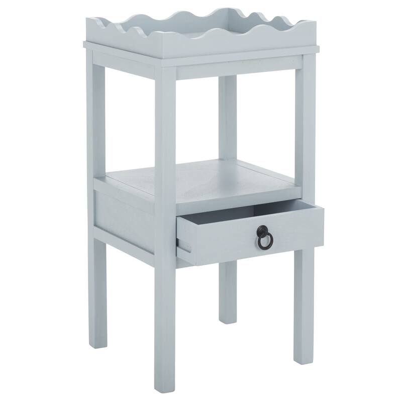 SAFAVIEH Home Darlyn One Drawer Accent Table - 14"W x 13"D x 28"H