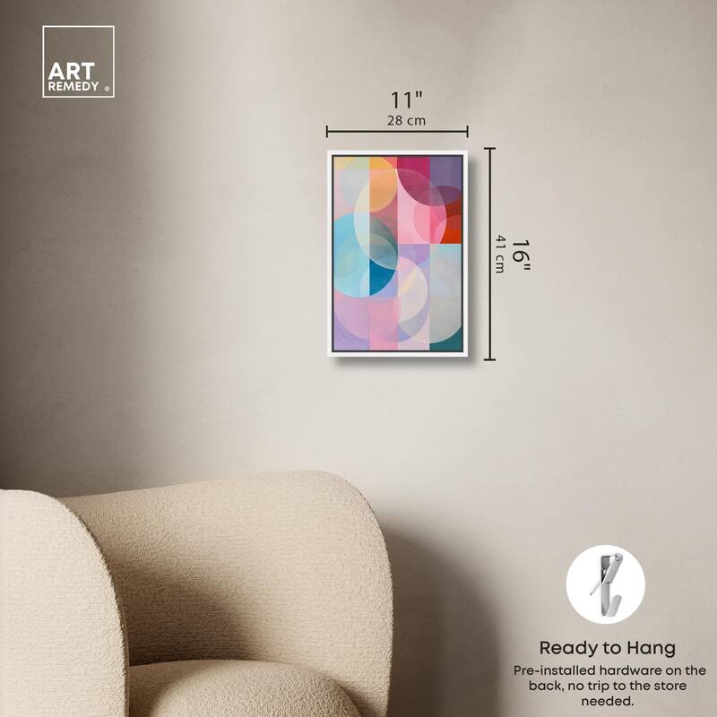 Oneiric Circles I Canvas by Art Remedy