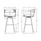 preview thumbnail 3 of 37, Amisco Quinton Swivel Counter and Bar Stool