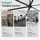 preview thumbnail 38 of 42, 240"/264"/288" HVLS Industrial Ceiling Fan 120V 1-Phase with Aluminum Blades for Warehouse, Factory, Gym, Barn