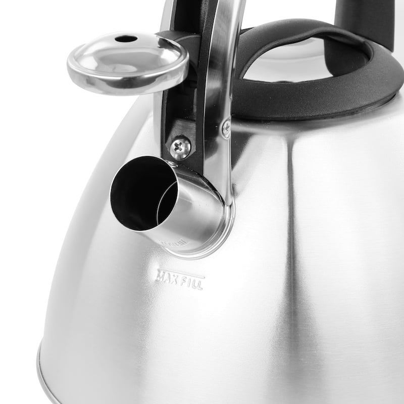 Mr. Coffee 3 Quart Stainless Steel Whistling Tea Kettle