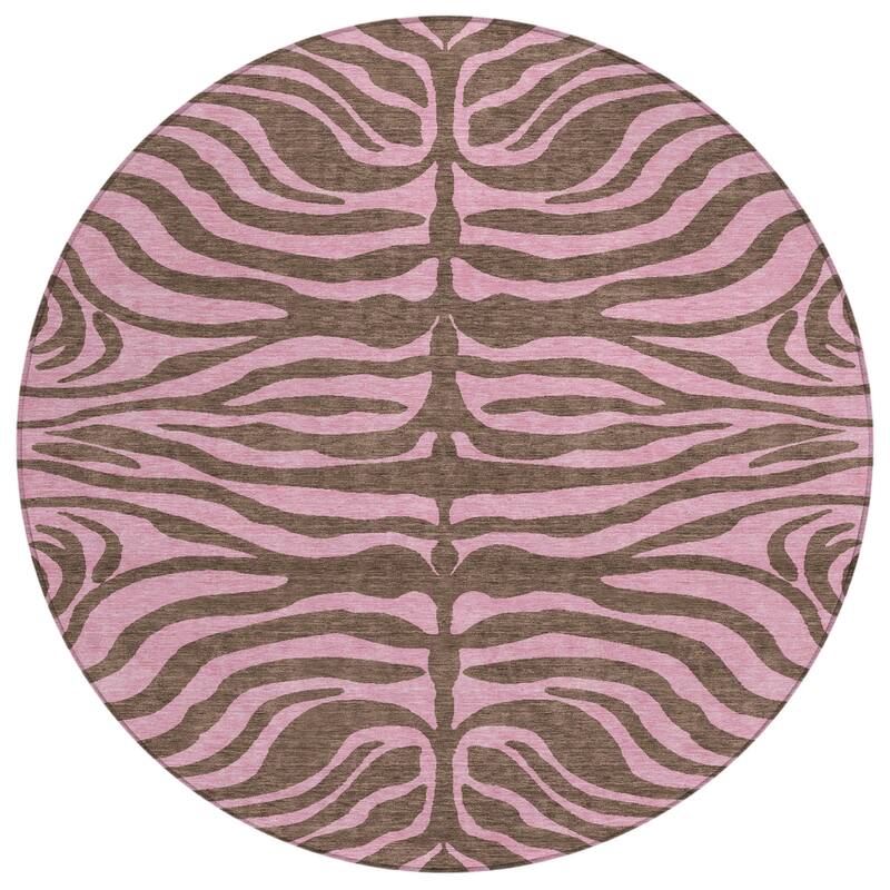 HomeRoots Animal Print Transitional Rectangle Outdoor Rug