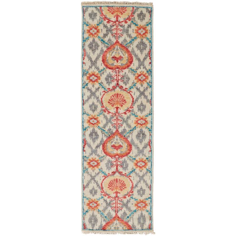 Grand Bazaar Bennet Hand Knotted Oriental Traditional Area Rug
