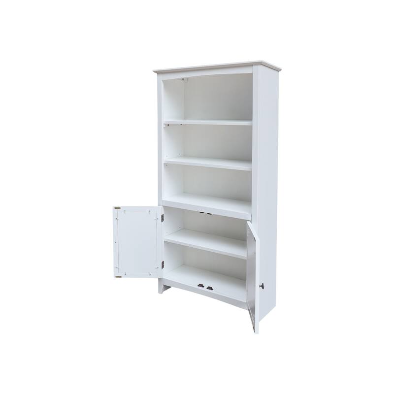 72-inch Shaker Bookcase