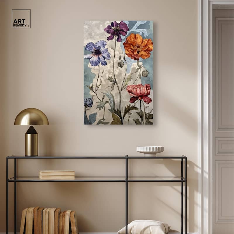 Hued Blossom III Canvas by Art Remedy, Gallery Wrapped