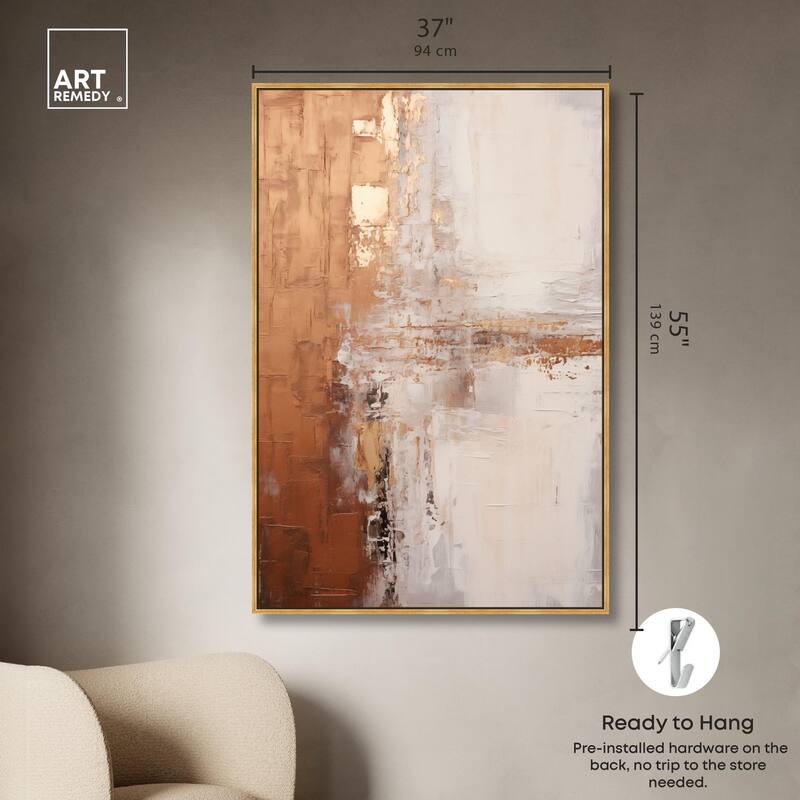 Burnished Memory Canvas by Art Remedy