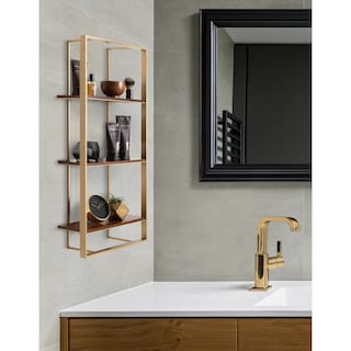 Kate and Laurel Kercheval Modern Wood Shelf