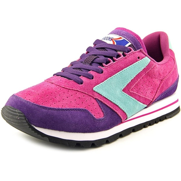 Shop Brooks Heritage Chariot Women Round Toe Suede Purple ...