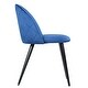 preview thumbnail 67 of 176, Homy Casa Mid-Century Modern Fabric Dining Chairs (Set of 2)