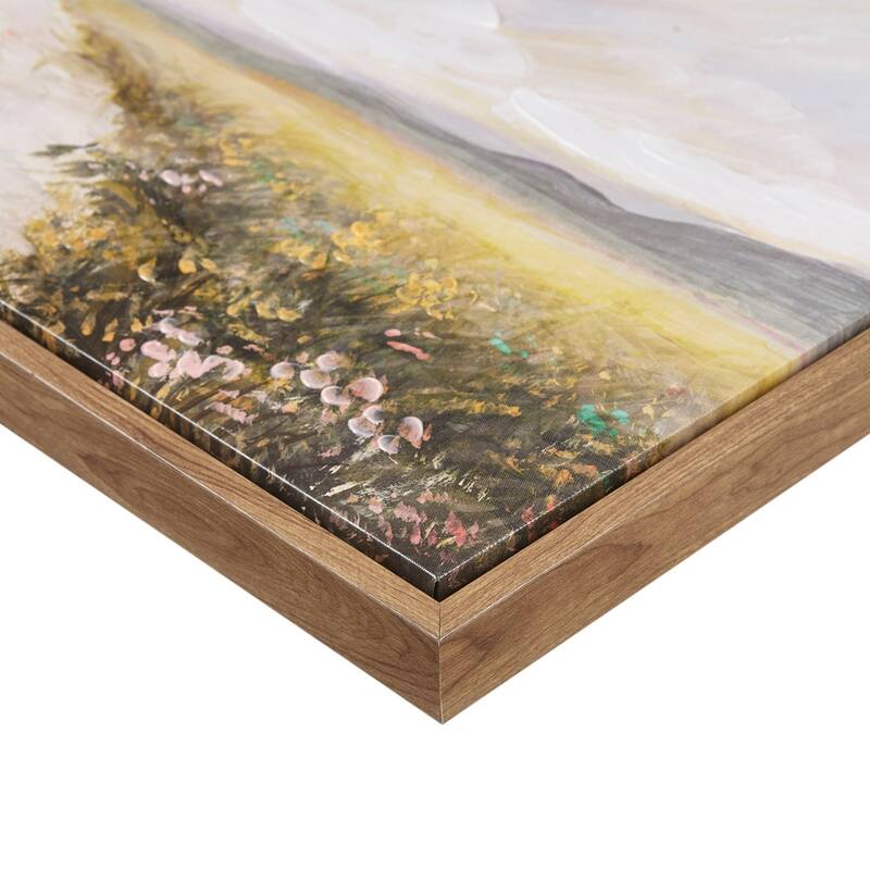 Gracie Mills Louise Tranquil Sorbet Sky Gel Coat Canvas
