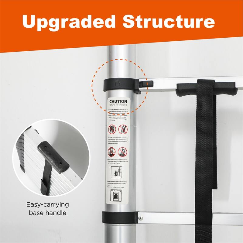 Telescoping Ladder 14.5FT,Telescopic Extension Ladder,Folding Ladder