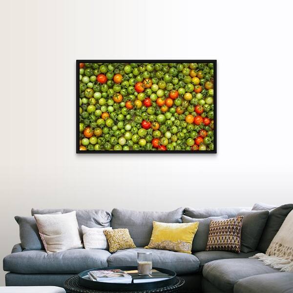 Organic Cherry Tomatoes Black Float Frame Canvas Art Overstock 25531562 Deliver genuine organic foods and products to our consumers. overstock com