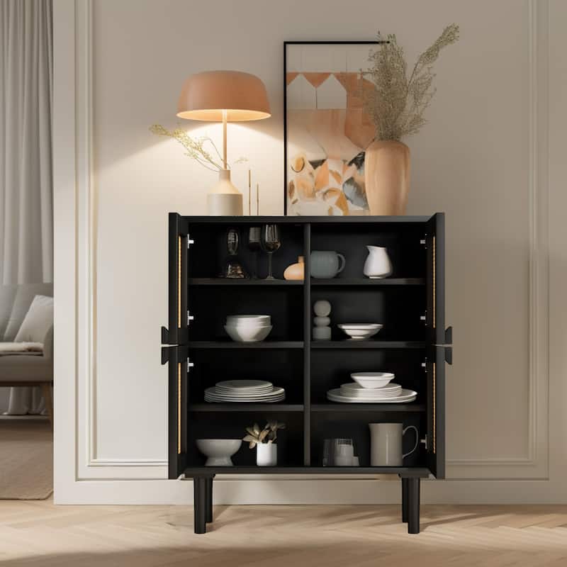 Sideboard with Eight Storage Spaces