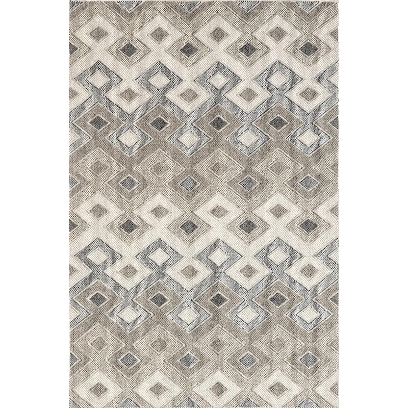 Nuloom Kris Transitional Diamond Indoor/Outdoor Area Rug