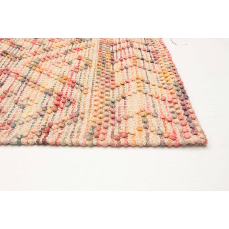 ECARPETGALLERY Braid weave Sienna Copper Wool Rug - 5'2 x 8'2