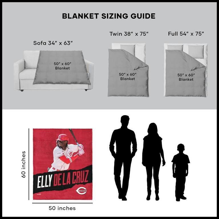 MLB Cincinnati Reds Player Silk Touch Throw Blanket
