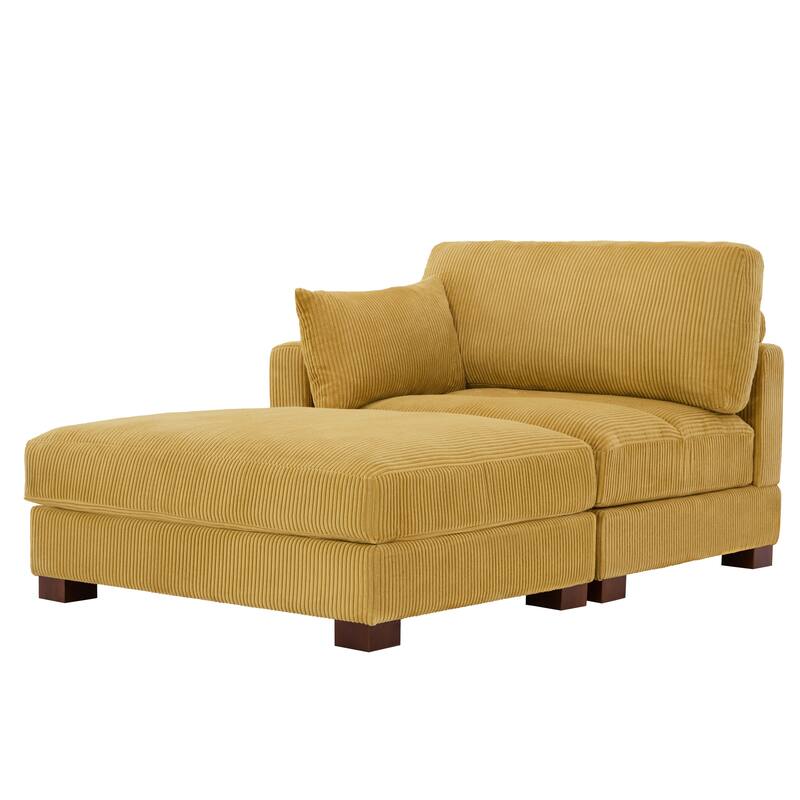 Modern Chaise Lounge Modular Sectional Sofa