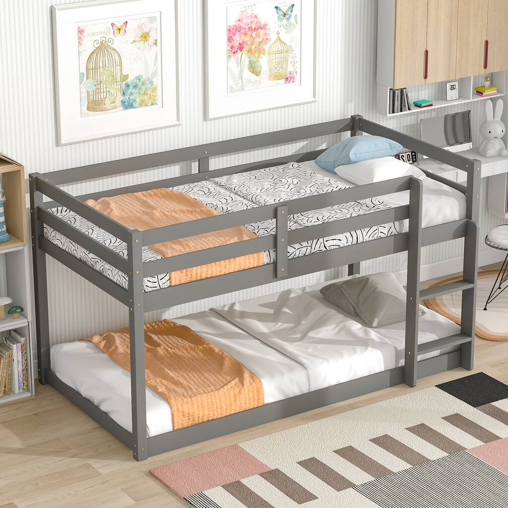 Kid-Friendly Design Twin Size Loft Bed