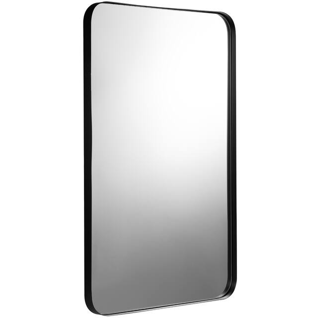 20 x 32 inch Bathroom Wall Mirror Rectangular Wall Hanging Mirror - Black