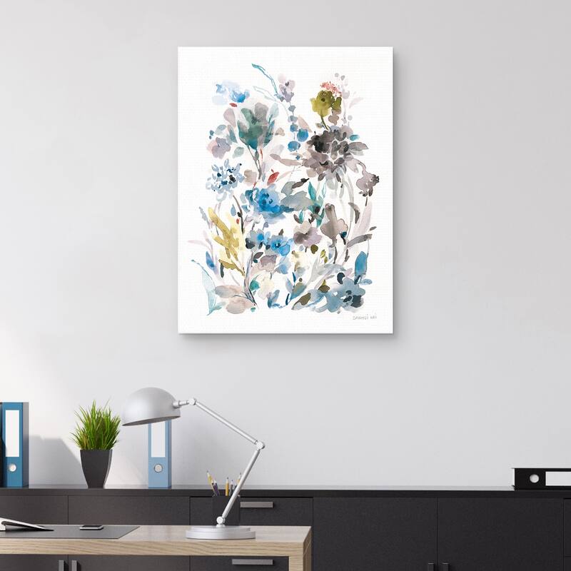 Breezy Florals II Colorful by Danhui Nai Canvas Art Print