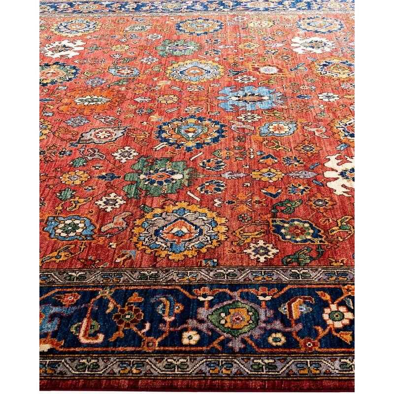 Serapi One-of-a-Kind Hand-Knotted Area Rug - Red, 8' 0" x 10' 4" - 8' 0" x 10' 4"